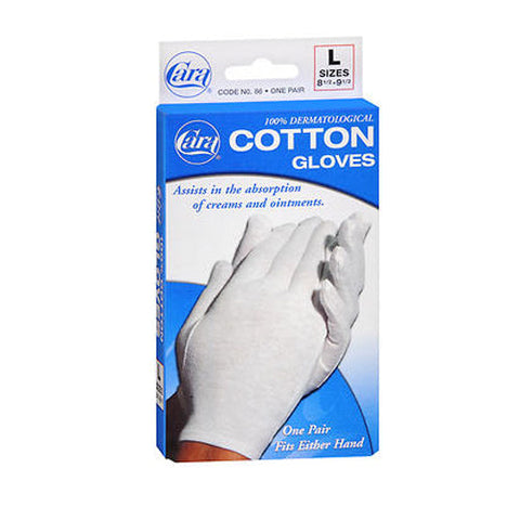 Cara, Dermatological Cotton Gloves Men, Large 1 pair Cara