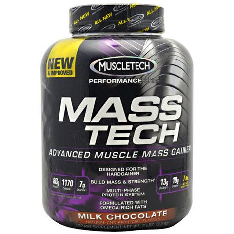 Muscletech, Mass Tech Performance Series, Milk Chocolate 7 lbs Muscletech