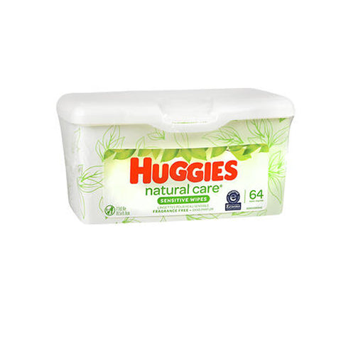 Huggies, Natural Care Wipes Tub, Fragrance Free 64 Each Huggies