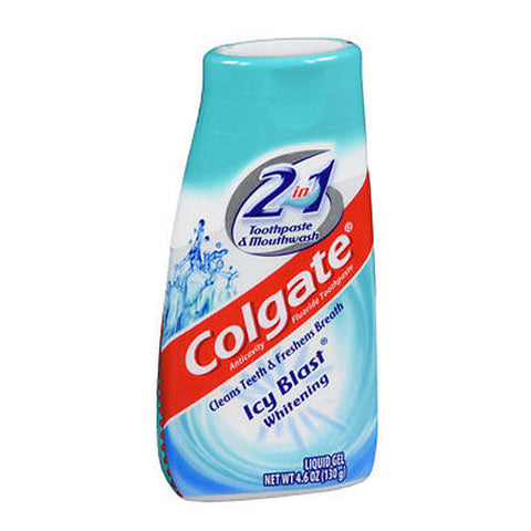 Colgate, 2-In-1 Toothpaste and Mouthwash Icy Blast Whitening, 4.6 oz Colgate