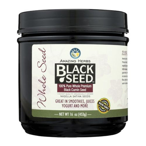 Amazing Herbs, Black Seed Whole, 16 oz Amazing Herbs