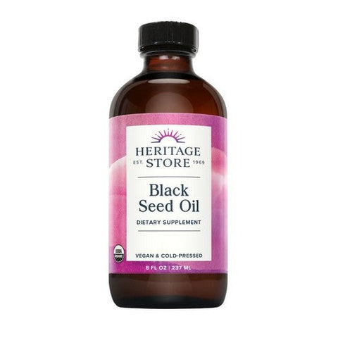 Heritage Store, Black Seed Oil, 8 oz Heritage Store