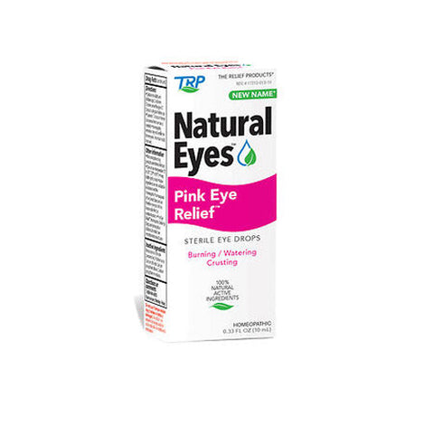 The Relief Products, Pink Eye Relief Homeopathic Sterile Eye Drops, 0.33 Oz The Relief Products