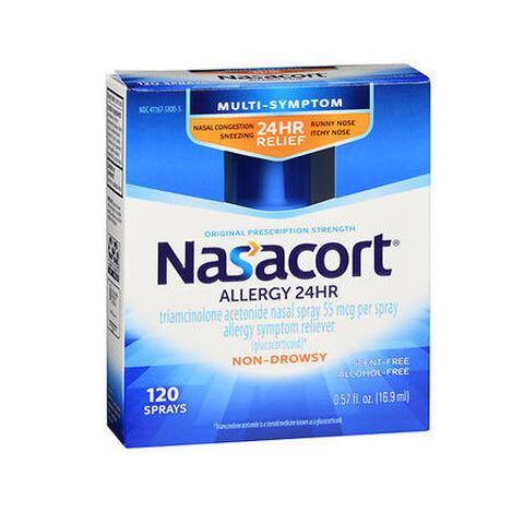 Nasacort, Allergy 24 Hr Multi-Symptom Nasal Allergy Spray, 0.57 Oz Nasacort