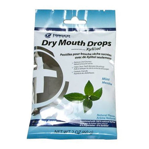 Hager Pharma, Dry Mouth Drops, Mint 2 Oz Hager Pharma