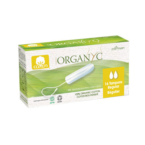 Organyc, Non-Applicator Regular Tampon, 16 Count Organyc