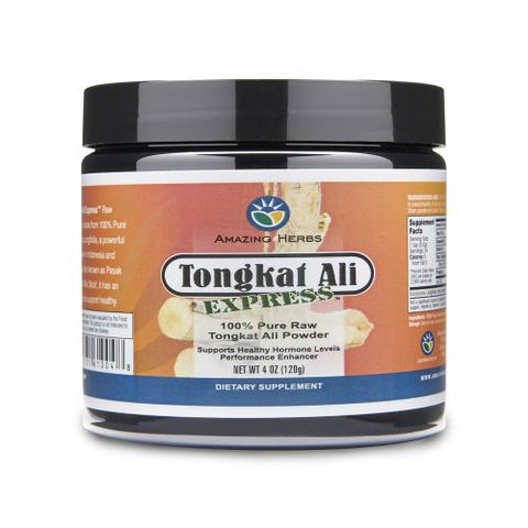 Amazing Herbs, Black Seed Tongkat Ali Express Raw Powder, 4 oz Amazing Herbs