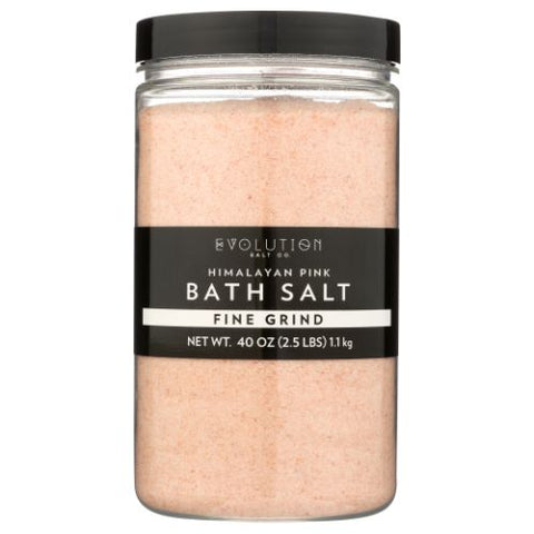 Evolution Salt, Himalayan Bath Salt, Fine Grind 40 oz Evolution Salt