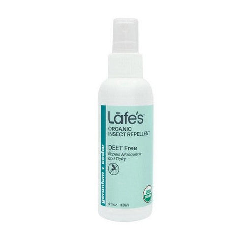 Lafes Natural Body Care, Organic Insect Repellent, 4 oz Lafes Natural Body Care