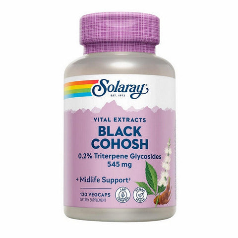 Solaray, Black Cohosh Root Extract, 120 Caps Solaray