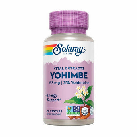 Solaray, Yohimbe Extract, 135 mg, 60 Caps Solaray