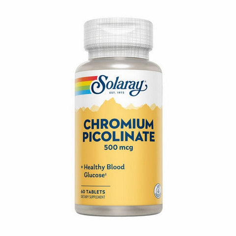 Solaray, Chromium Picolinate, 500 mcg, 60 Tabs Solaray