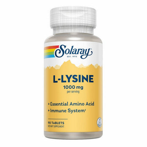 Solaray, L-Lysine, 1,000 mg, 90 Tabs Solaray