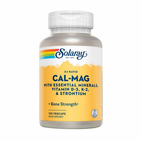 Solaray, Cal-Mag Strontium, 1,000 IU, 120 Caps Solaray