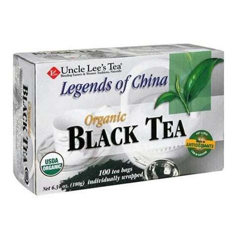 Uncle Lees Teas, Organic Black Tea, 100 Bags Uncle Lees Teas