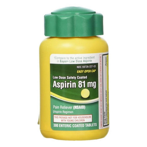 Life Extension, Low Dose Aspirin, 81 mg, 300 Tabs Life Extension