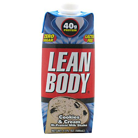 LABRADA NUTRITION, Lean Body, Cookies and Cream 17 oz(Pack of 12) LABRADA NUTRITION