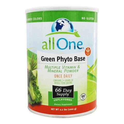 All One, Green Phyto-Base Powder, 66 Day supply 2.2 Lbs All One