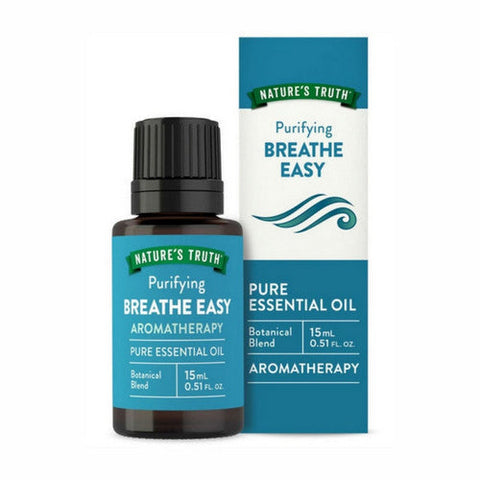 Nature's Truth, Essential Oil, Breathe Easy .51 Oz Nature's Truth