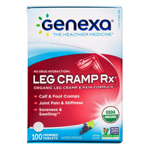 Genexa, Organic Leg Cramp RX, 100 Tabs Genexa
