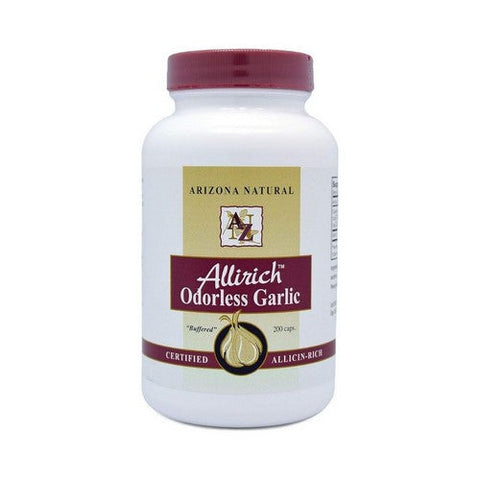 Arizona Natural, Allirich Odorless Garlic, 500 Mg, 250 Caps Arizona Natural