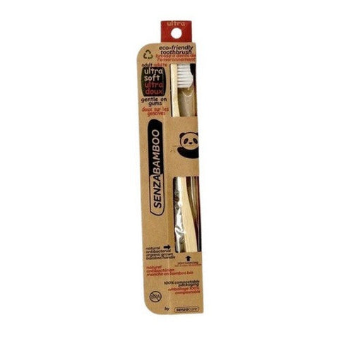 Senzacare, Eco-Friendly Toothbrush Adult Ultra Soft, 1 Count Senzacare
