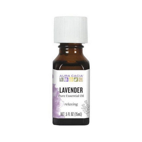 Aura Cacia, Essential Oil Lavender, (lavendula augustifolia) 0.5 Fl Oz Aura Cacia