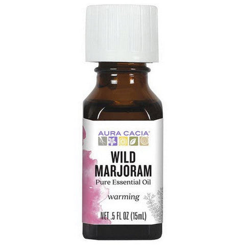 Aura Cacia, Essential Oil Marjoram, (thymus masticina) 0.5 Fl Oz Aura Cacia