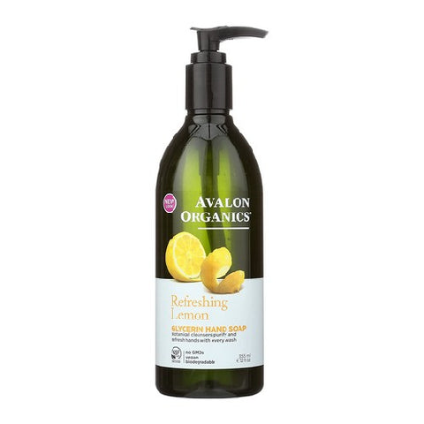 Avalon Organics, Glycerin Hand Soap, Lemon 12Oz Avalon Organics