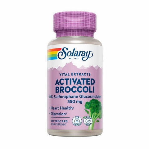 Solaray, Vital Extracts Activated Broccoli, 30 Veg Caps Solaray