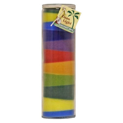 Aloha Bay, Candle Luau Light Coconut Rainbow, 16 Oz Aloha Bay