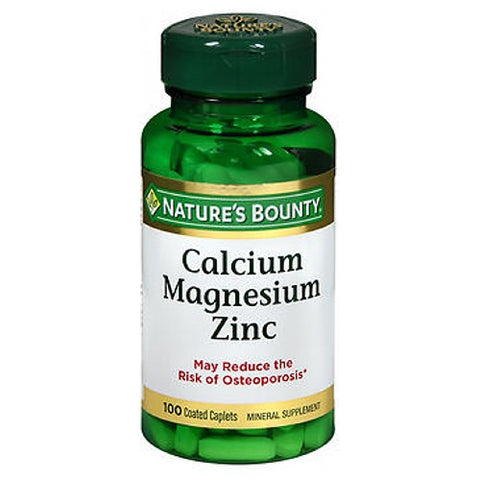 Nature's Bounty, Calcium Magnesium Zinc Caplets, 24 X 100 Caplets Nature's Bounty