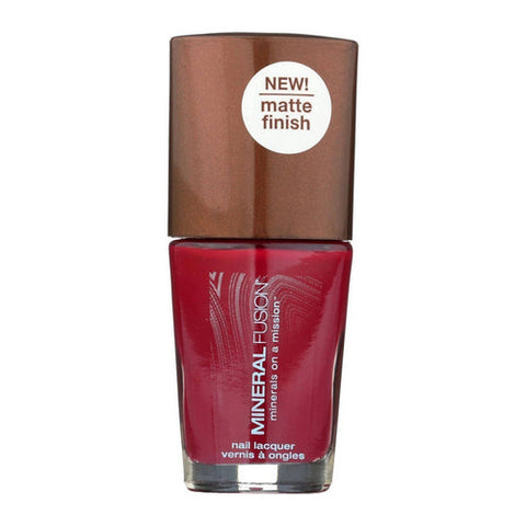 Mineral Fusion, Nail Polish, Matte Mulberry .33 Oz Mineral Fusion