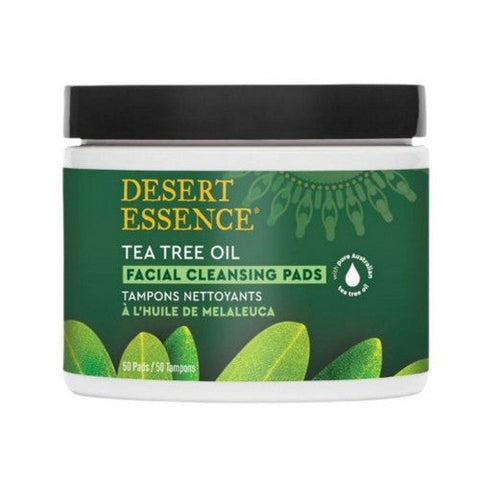 Desert Essence, Tea Tree Oil Facial Cleansing Pads, 50 Pads Desert Essence