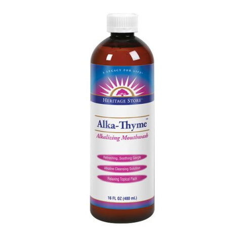 Heritage Store, Alka-Thyme Mouthwash, 16 Fl Oz Heritage Store