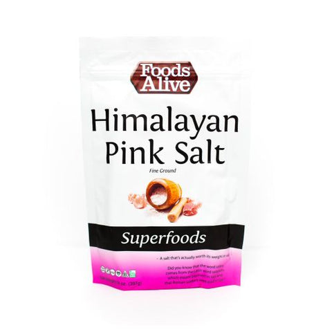 Foods Alive, Himalayan Pink Salt, 14 Oz Foods Alive