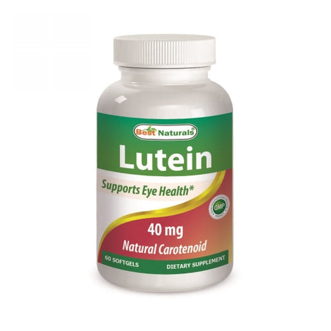 Best Naturals, Lutein, 40 mg, 60 Softgels Best Naturals