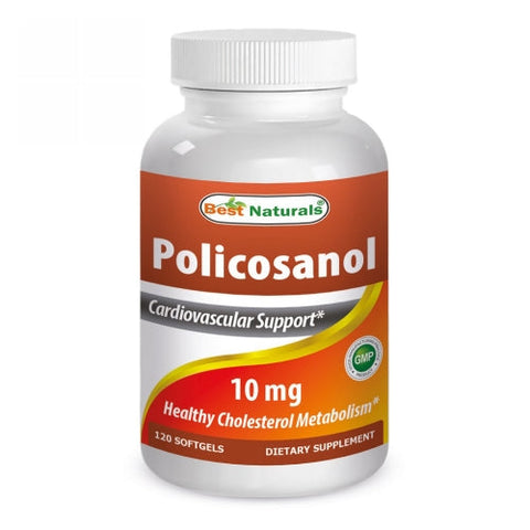 Best Naturals, Policosanol, 10 mg, 120 Caps Best Naturals