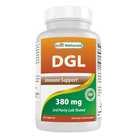 Best Naturals, DGL Chewable, 380 mg, 180 Tabs Best Naturals