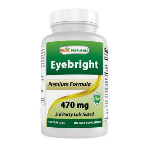 Best Naturals, Eyebright, 470 mg, 180 Caps Best Naturals