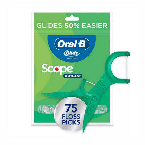 Oral-B, Glide Plus Scope Outlast Floss, 75 Each Oral-B