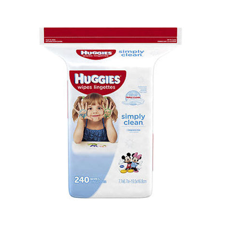Huggies, Simply Clean Baby Wipes, 240 Wipes Huggies