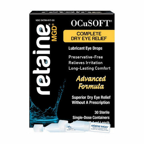 Retaine, MGD Complete Dry Eye Relief Lubricant Eye Drops, 30 Each Ocusoft