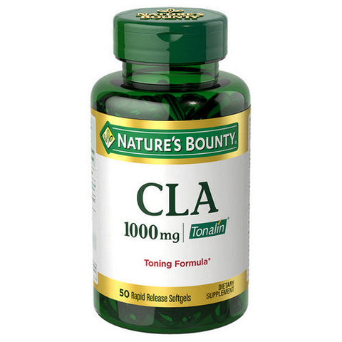 Nature's Bounty, Nature's Bounty CLA Softgels, 1000 mg, 50 Softgels Nature's Bounty