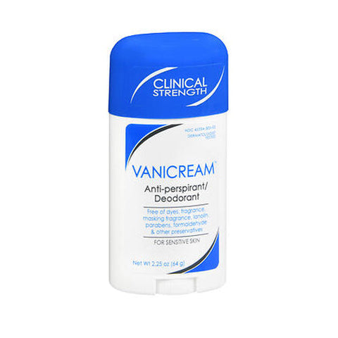 Vanicream, Anti-Perspirant - Deodorant Clinical Strength For Sensitive Skin, 2.25 Oz Vanicream