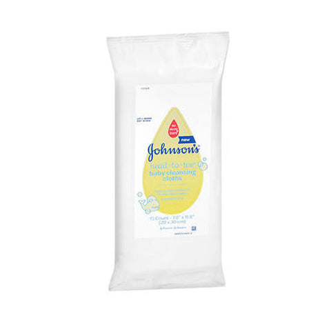 Aveeno, Johnson'S Head-To-Toe Baby Cleansing Cloths, 15 Each Johnson's