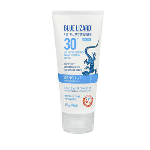 Blue Lizard, Australian Sunscreen SPF 30+ Sensitive, 3 Oz Blue Lizard
