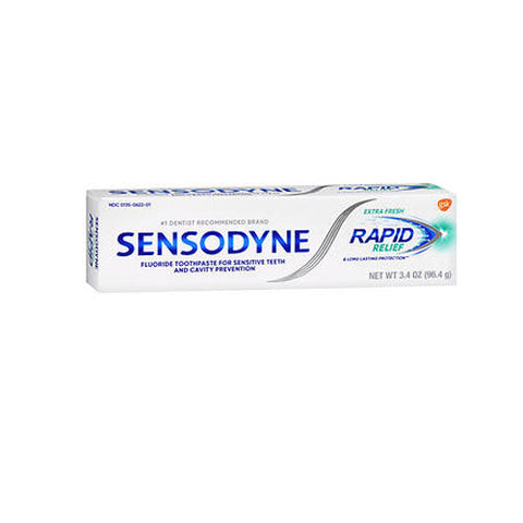 Sensodyne, Rapid Relief Toothpaste Extra Fresh, 3.4 Oz Sensodyne