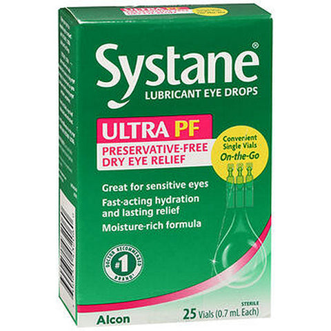 Systane, Ultra Lubricant Eye Drops, 25 Vials Systane