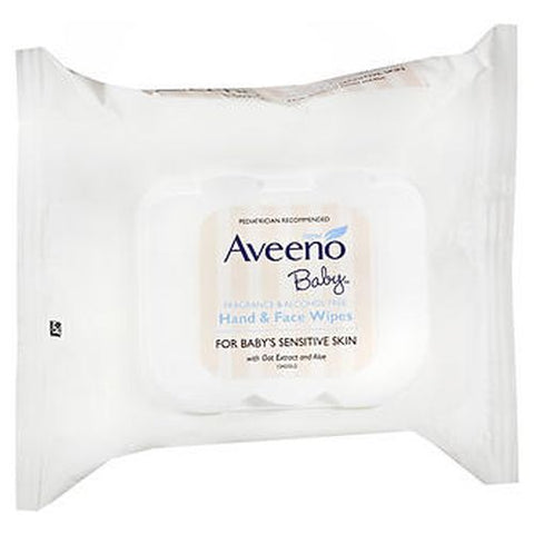 Aveeno, Baby Hand & Face Wipes, 25 Each Aveeno